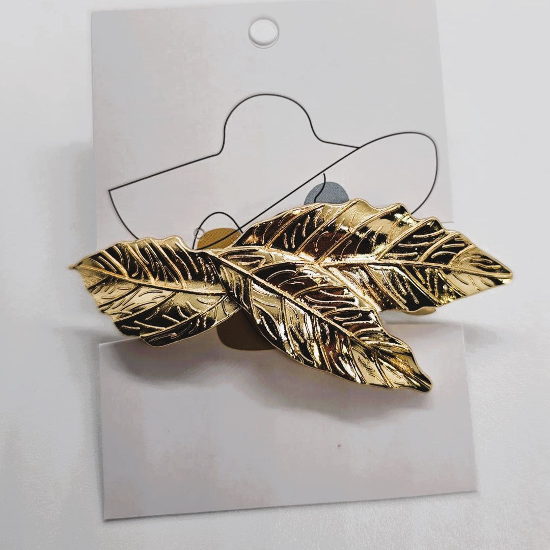 Fallen Leaf Mini Barette