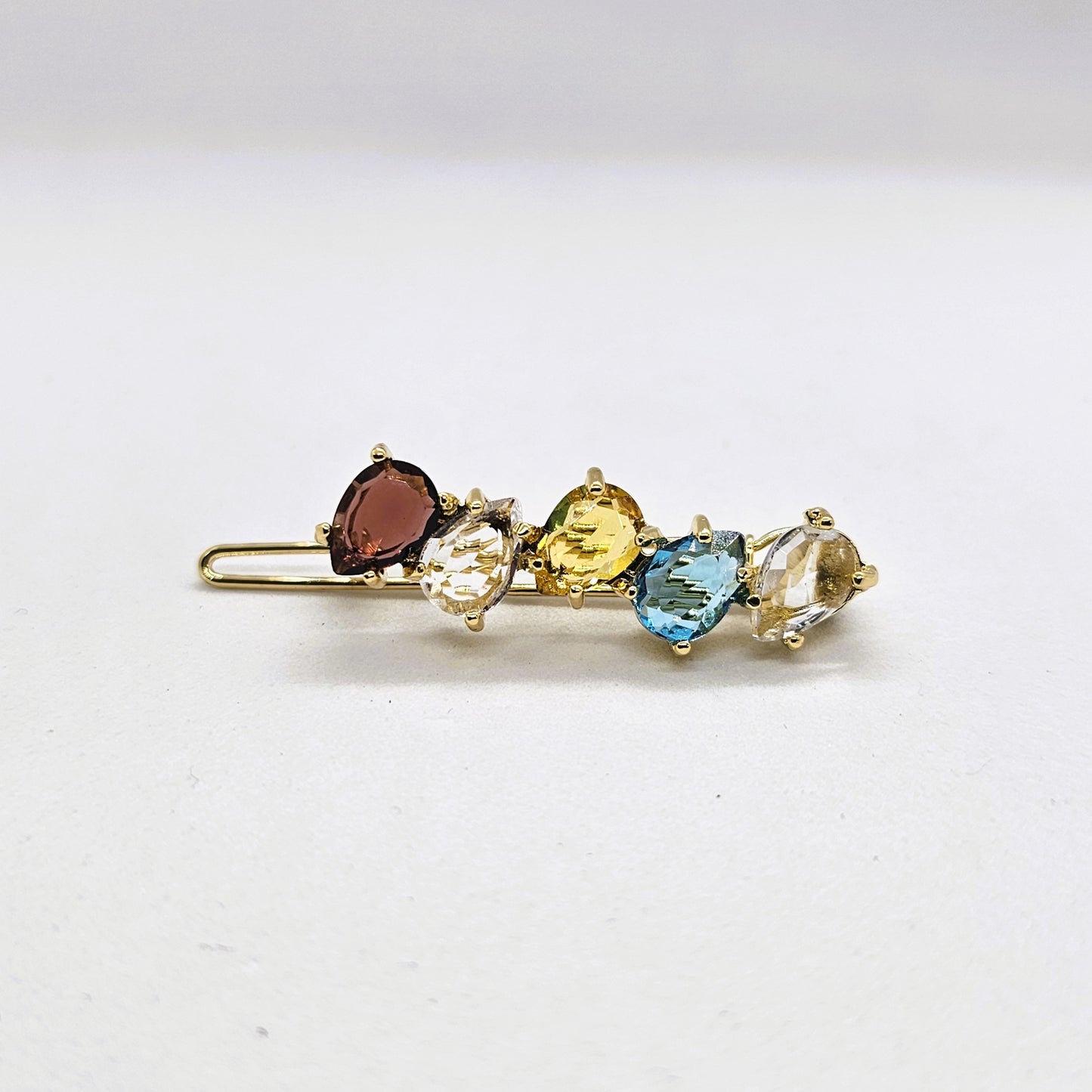 Michelle Multi-Coloured Gemstone Hair Pin