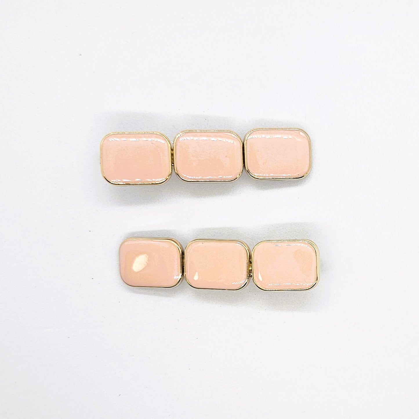 Georgie Enamel Alligator Clip - Pair