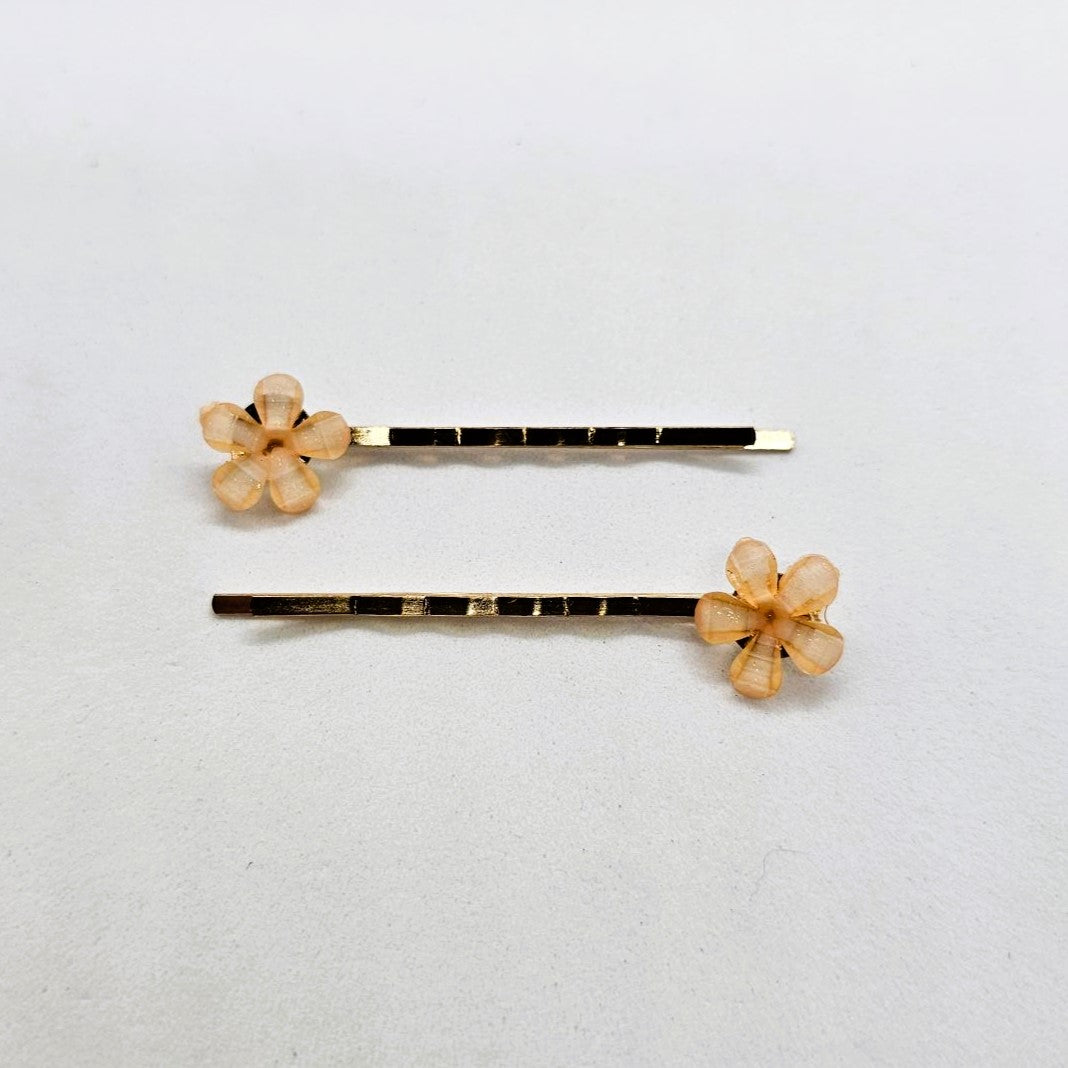 Denise Junior Translucent Hair Slide - Pair