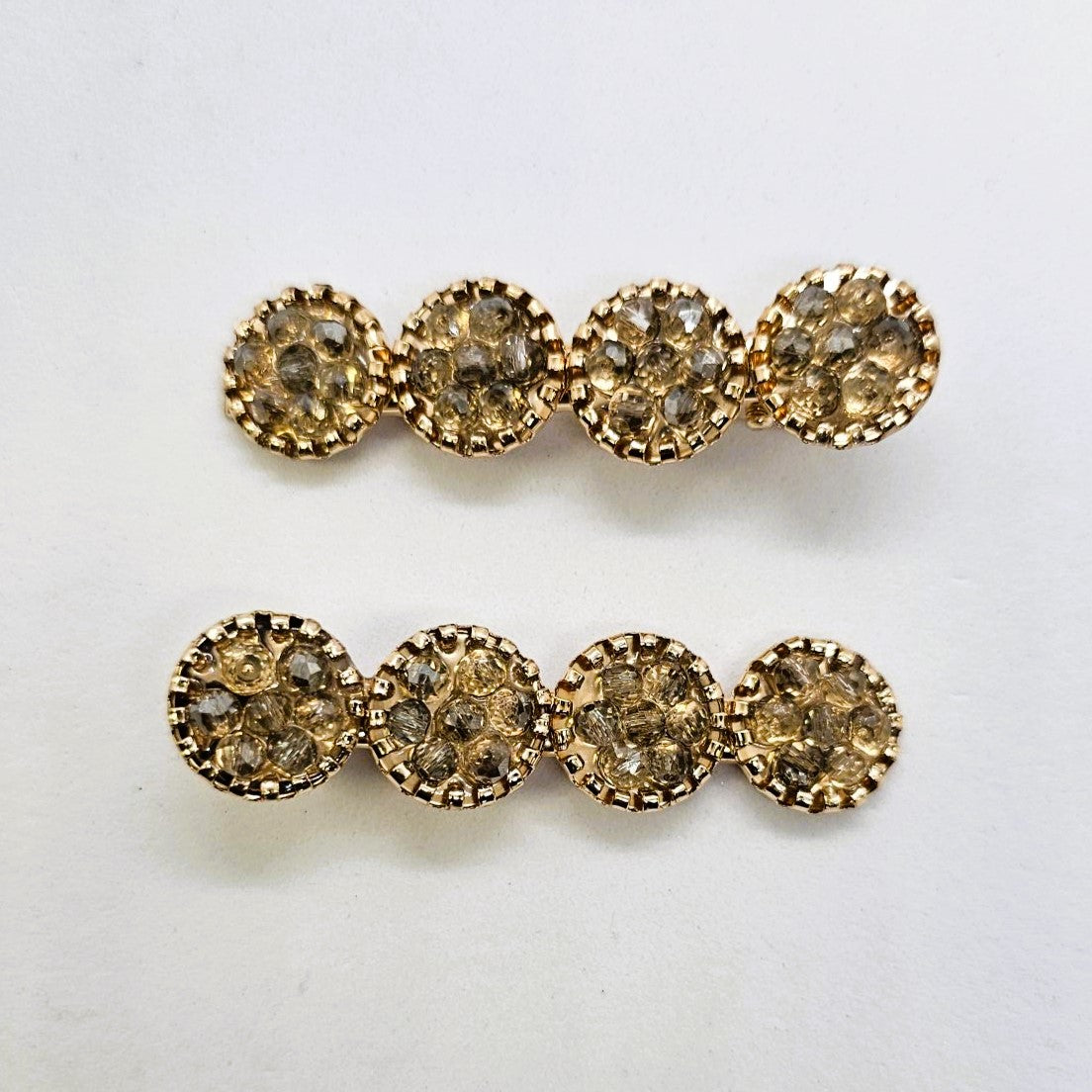 Hannah Glitter Crystal Alligator Clip - Pair