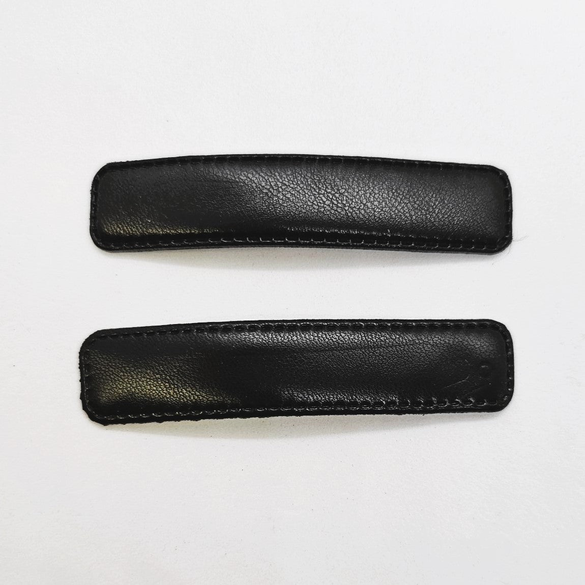Ingrid Faux Leather Snap Clip - Pair