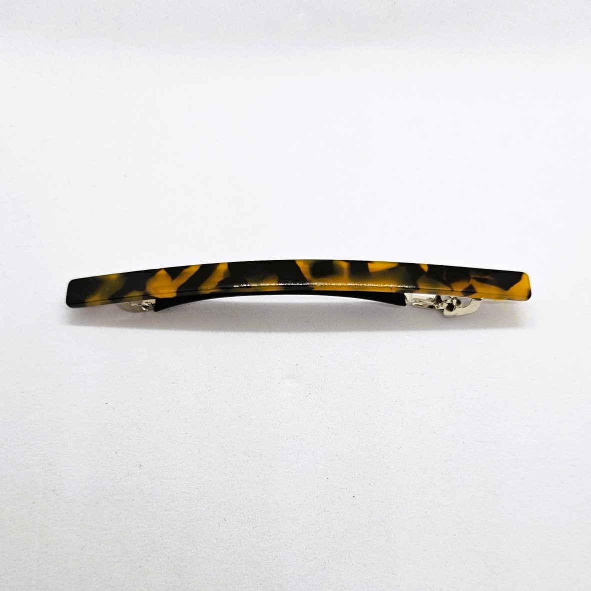 Terrazo Slimline Resin Barrette