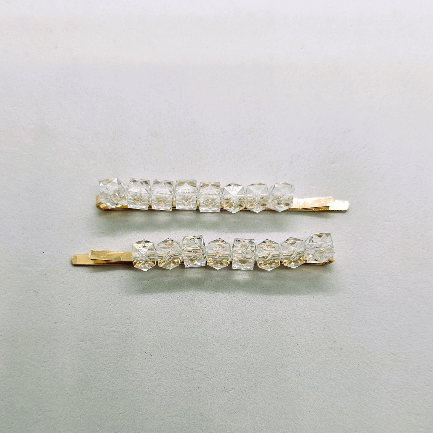 Hayley Beaded Hair Slide - Pair