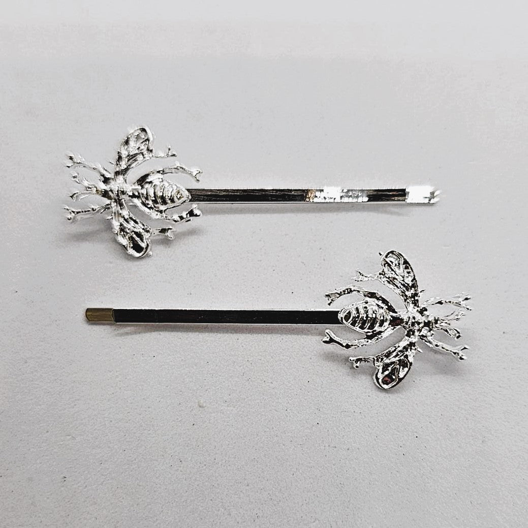 Scarab Hair Slide - Pair