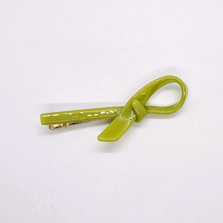 Heather Twisted Resin Alligator Clip