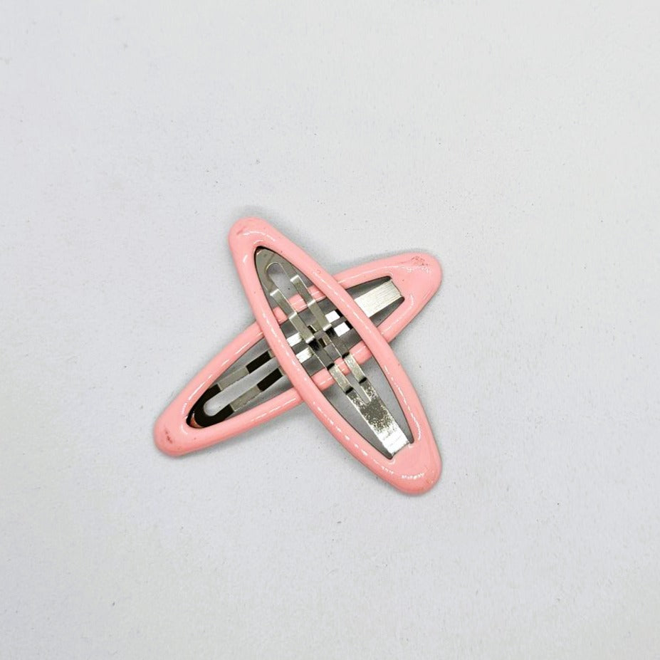 Megan Soft Touch Snap Clip - Pair