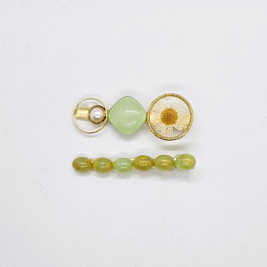 Prairie Mismatched Alligator Clip - Pair