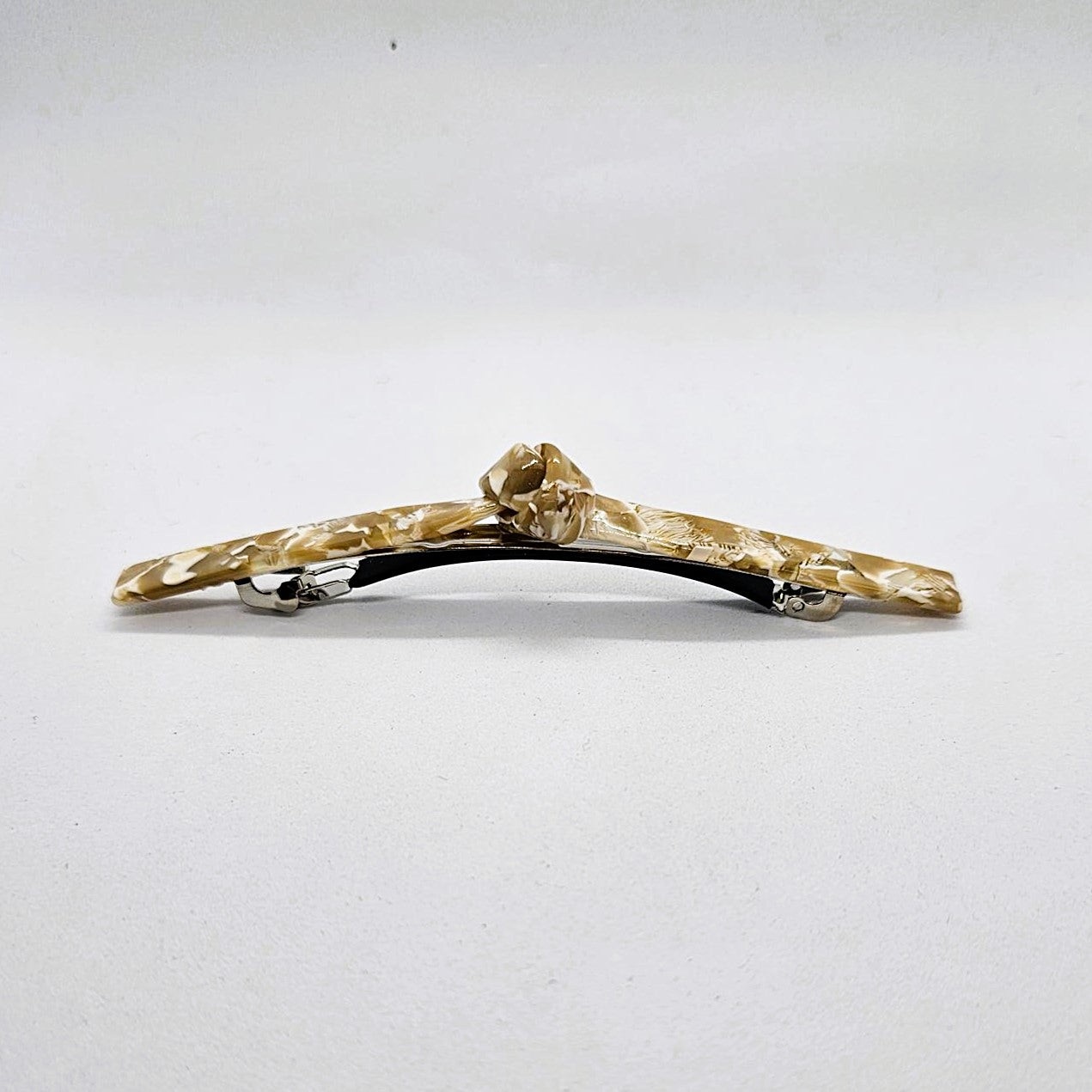 Lynette Slimline Resin Knotted Barrette