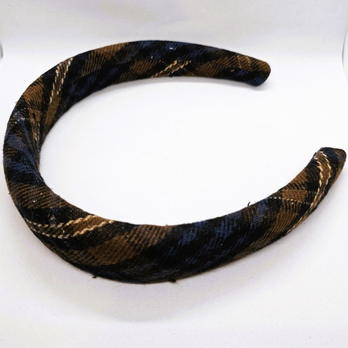 Tweed Checked Winter Fabric Headband