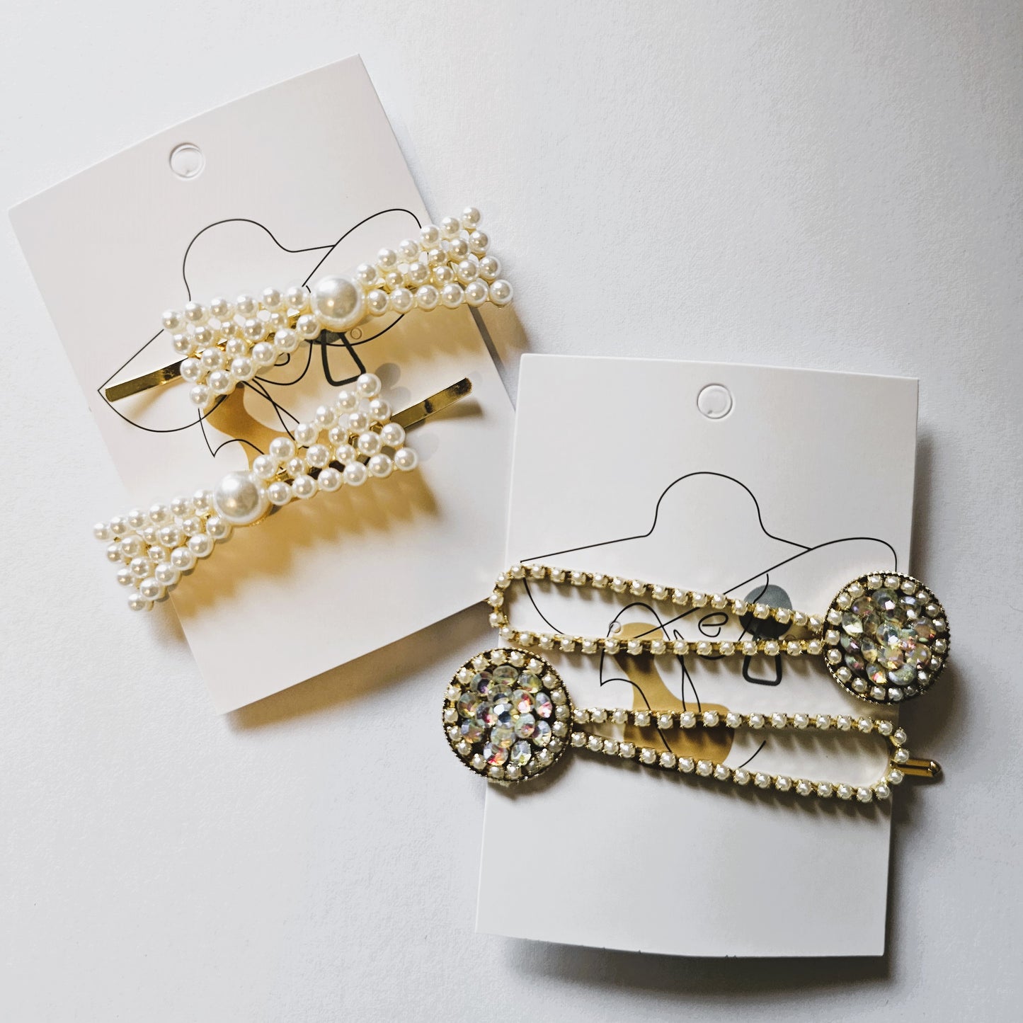 Falling Cherry Hair Slide - Pair