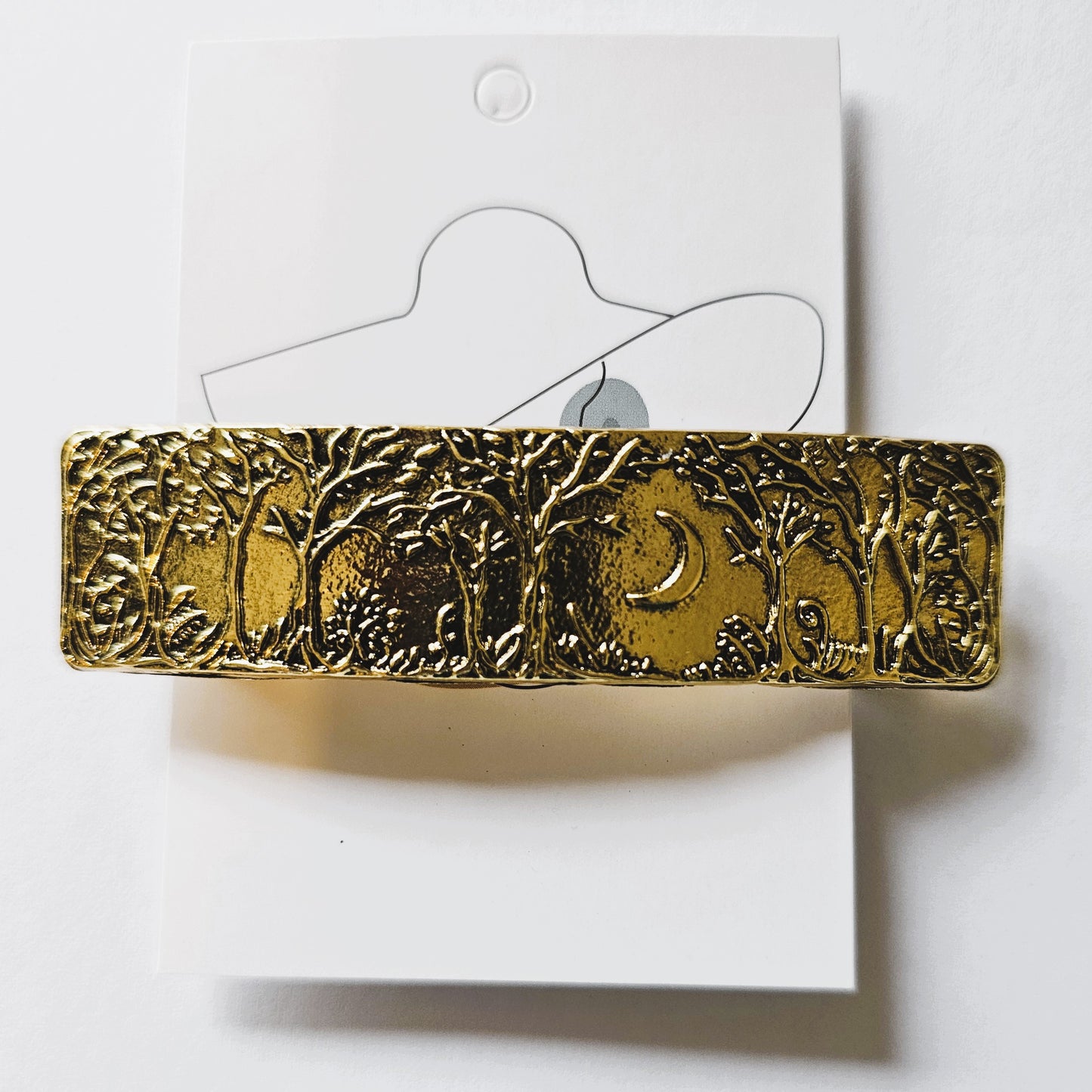 Midnight Gold Barrette