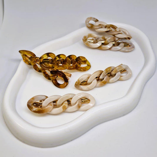 Baltic Chain Alligator Clip - Pair