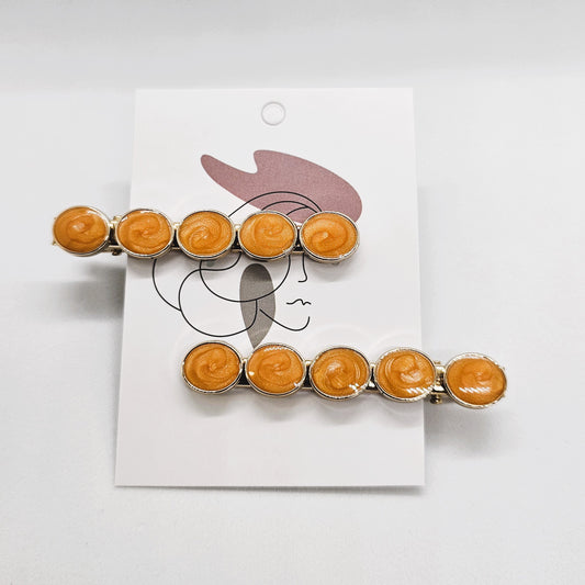 Esther Swirl Alligator Clip - Pair