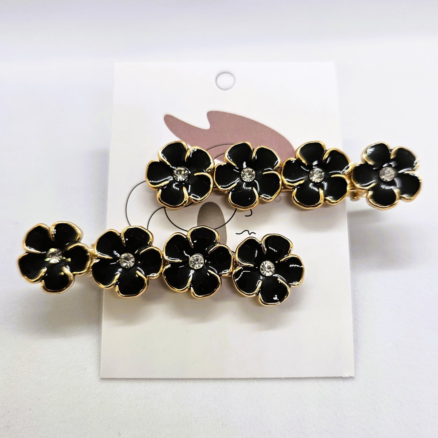 Luca Enamel Alligator Clip - Pair