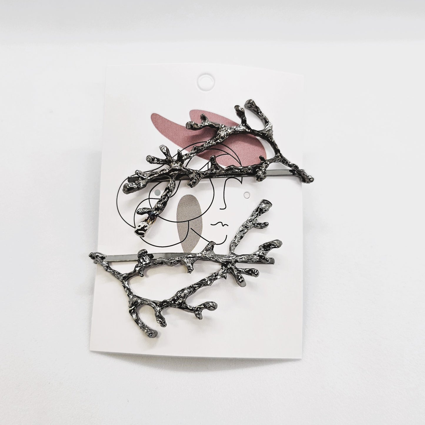 Tortured Branches Hair Slide - Pair
