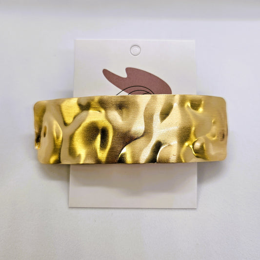 Beaten Gold Barrette