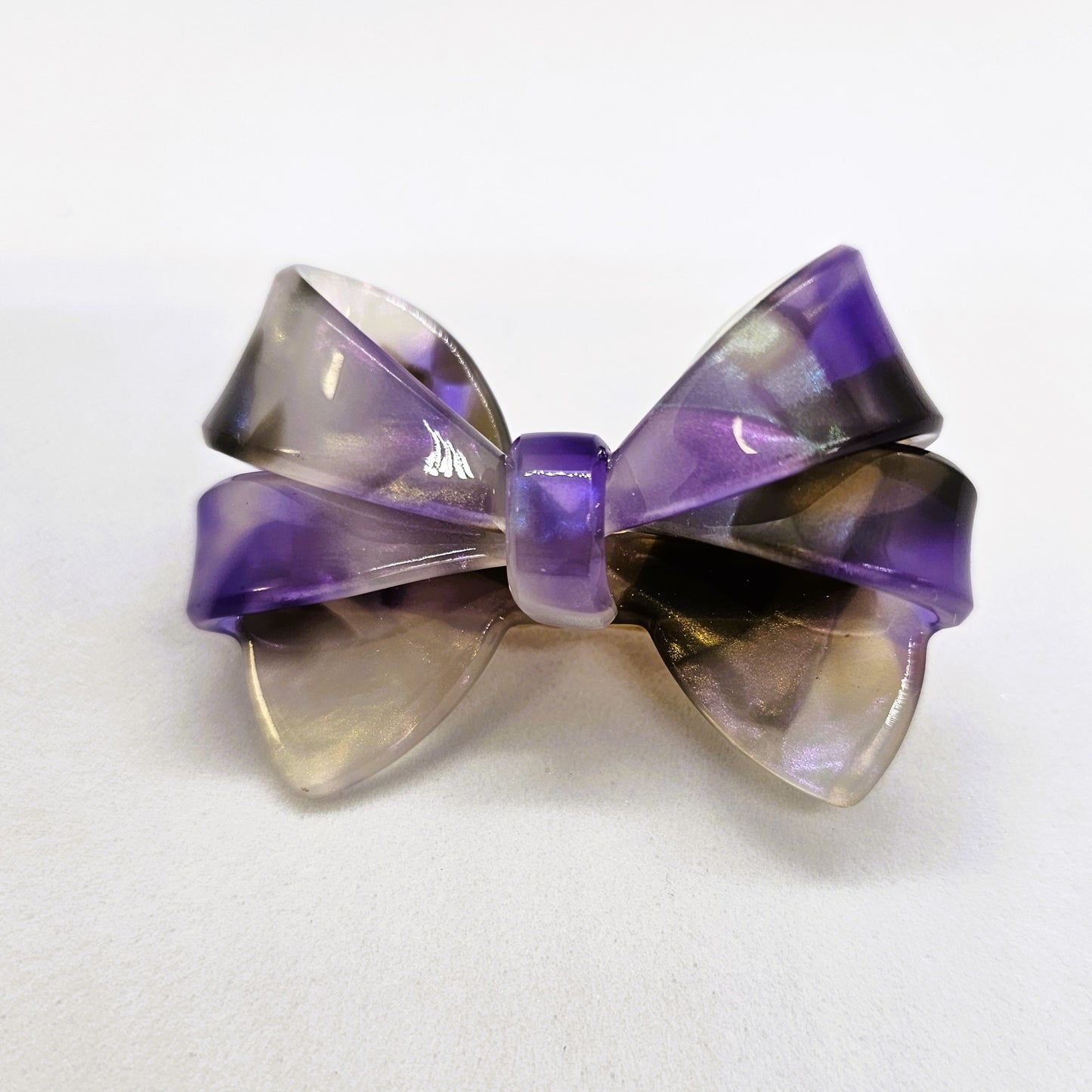Mother of Pearl Double Bow Barrette