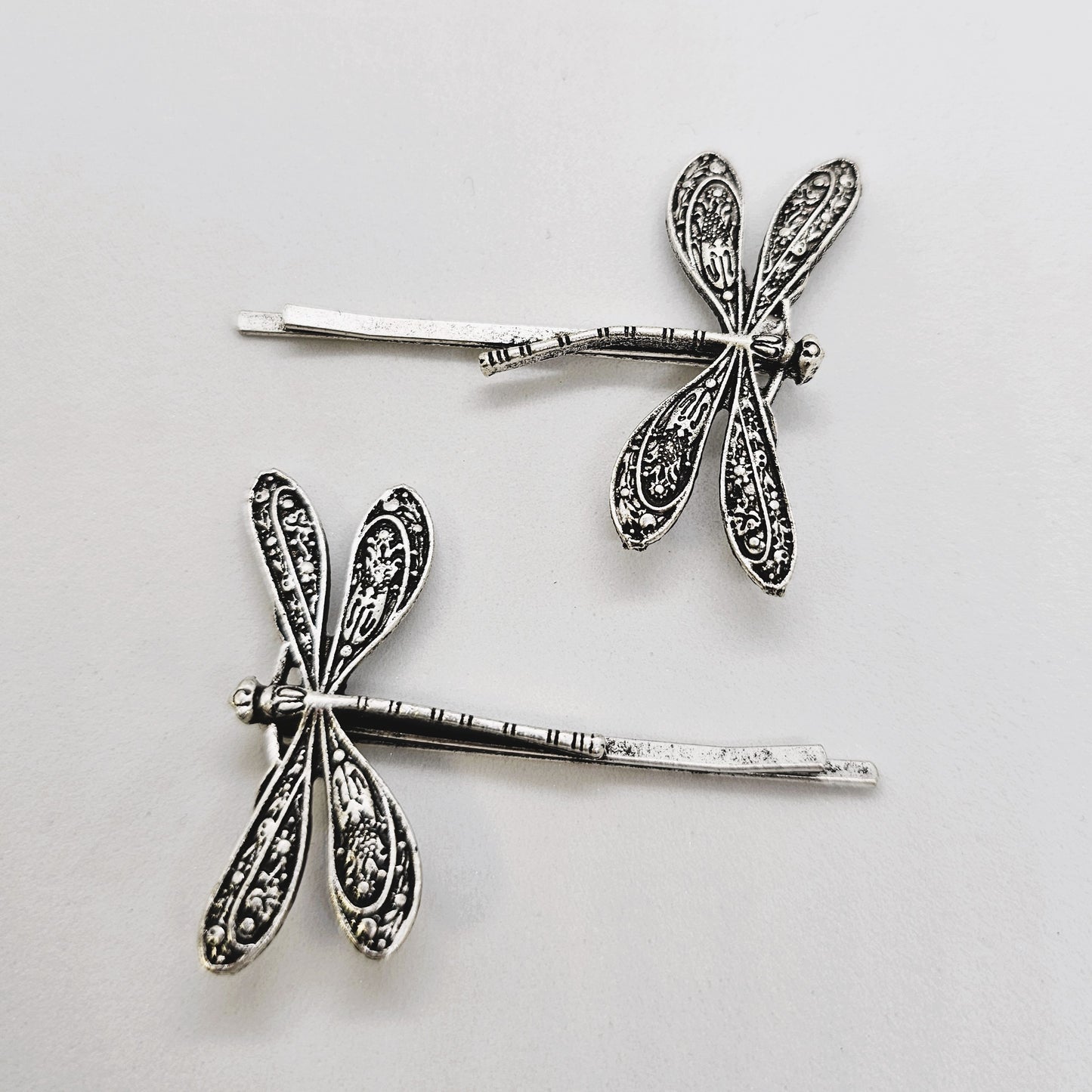Scarab Hair Slide - Pair