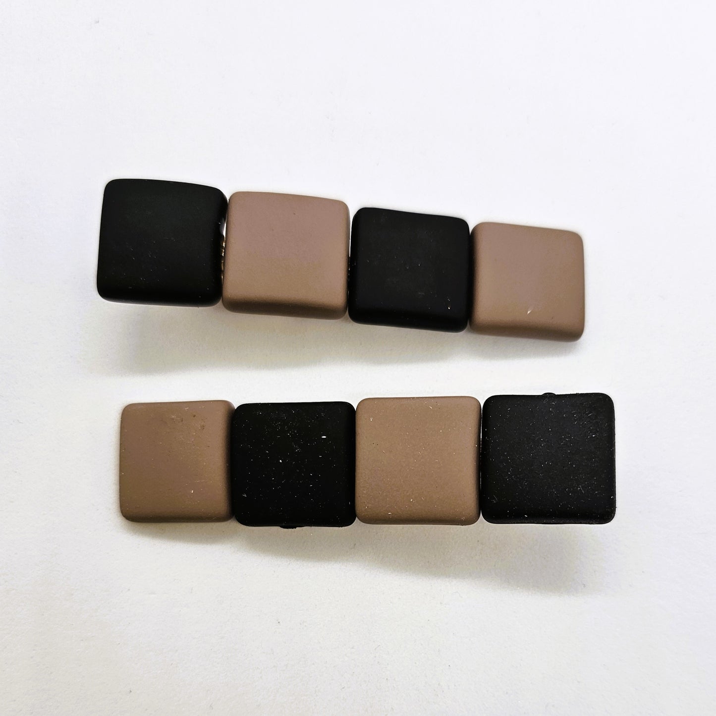 Cubix Matte Alligator Clip - Pair