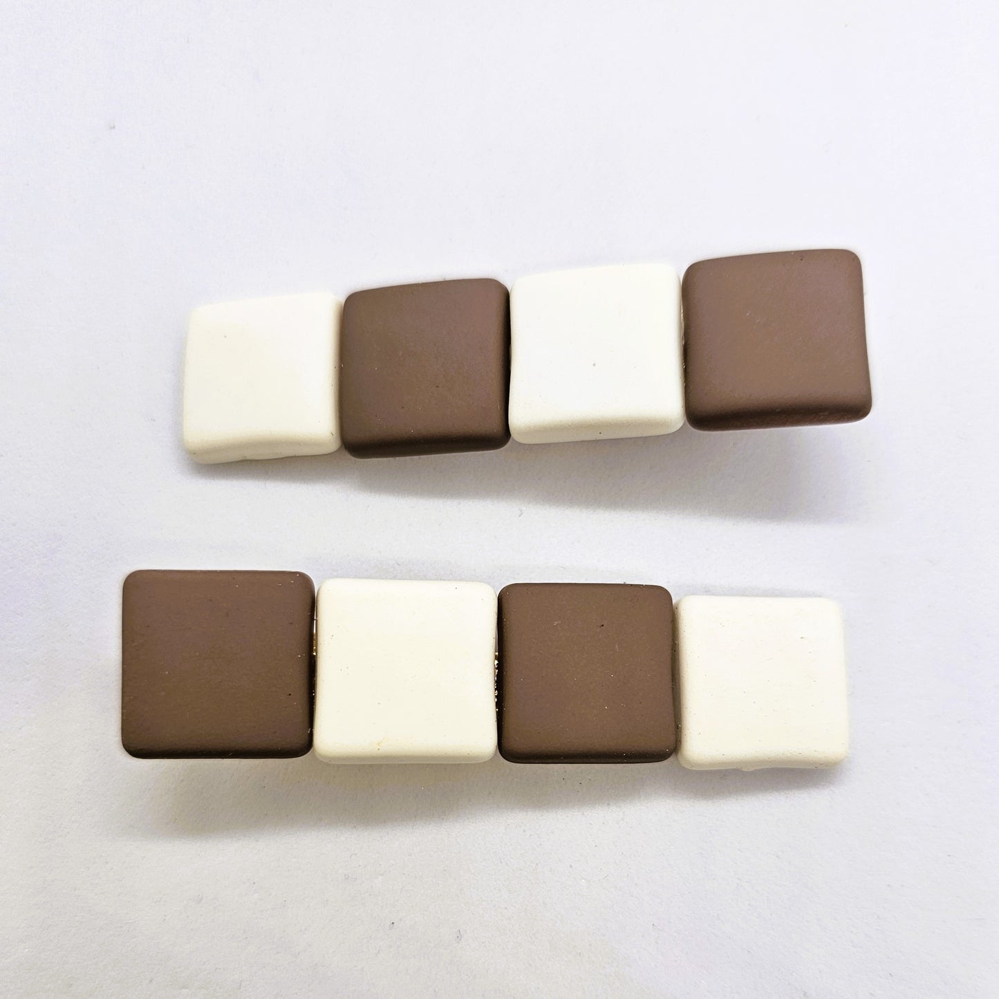 Cubix Matte Alligator Clip - Pair