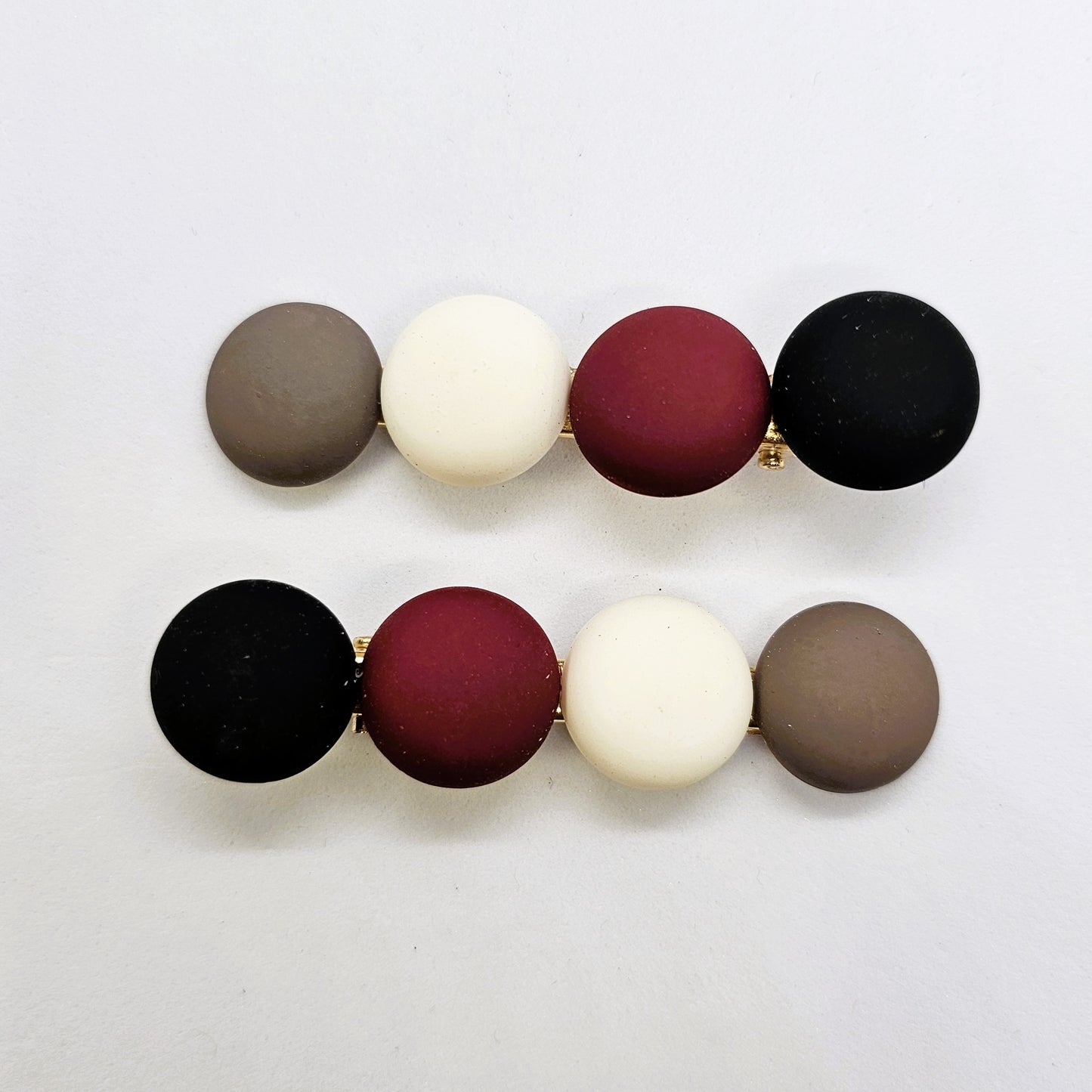 Clara Matte Alligator Clip - Pair