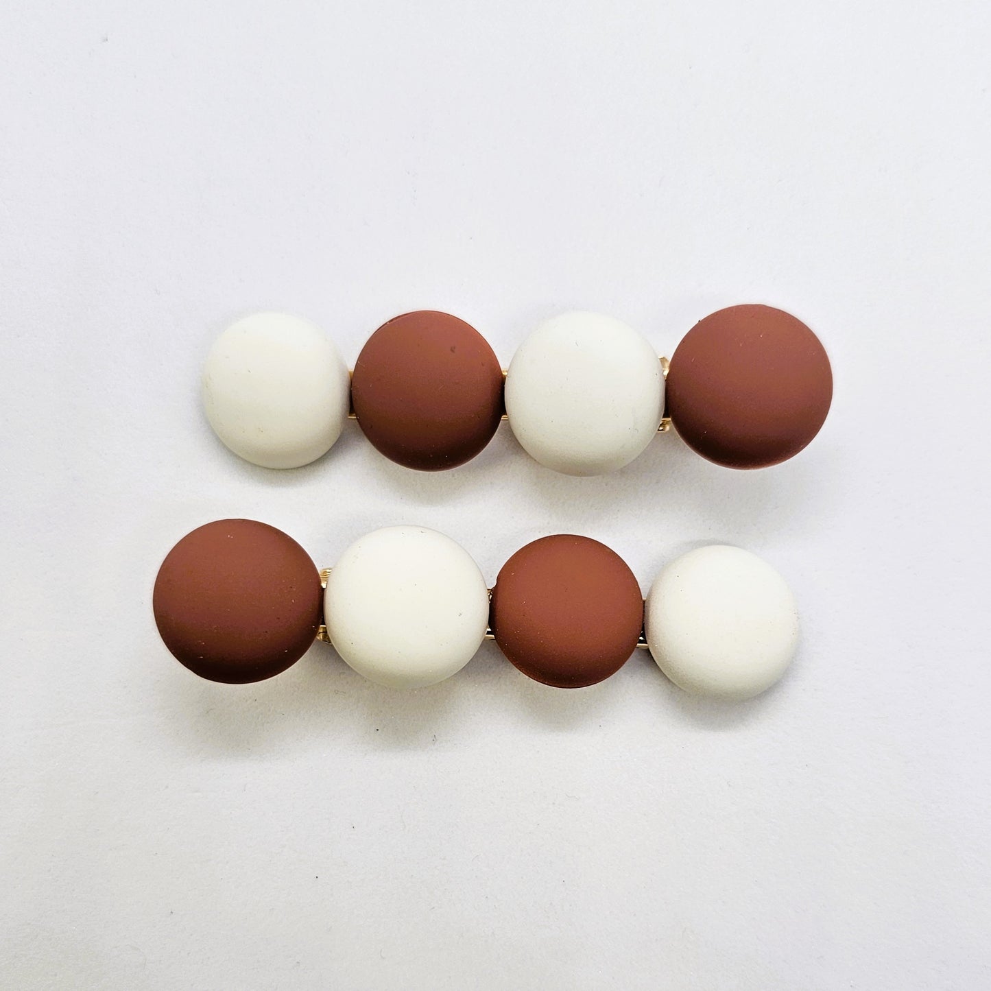 Clara Matte Alligator Clip - Pair