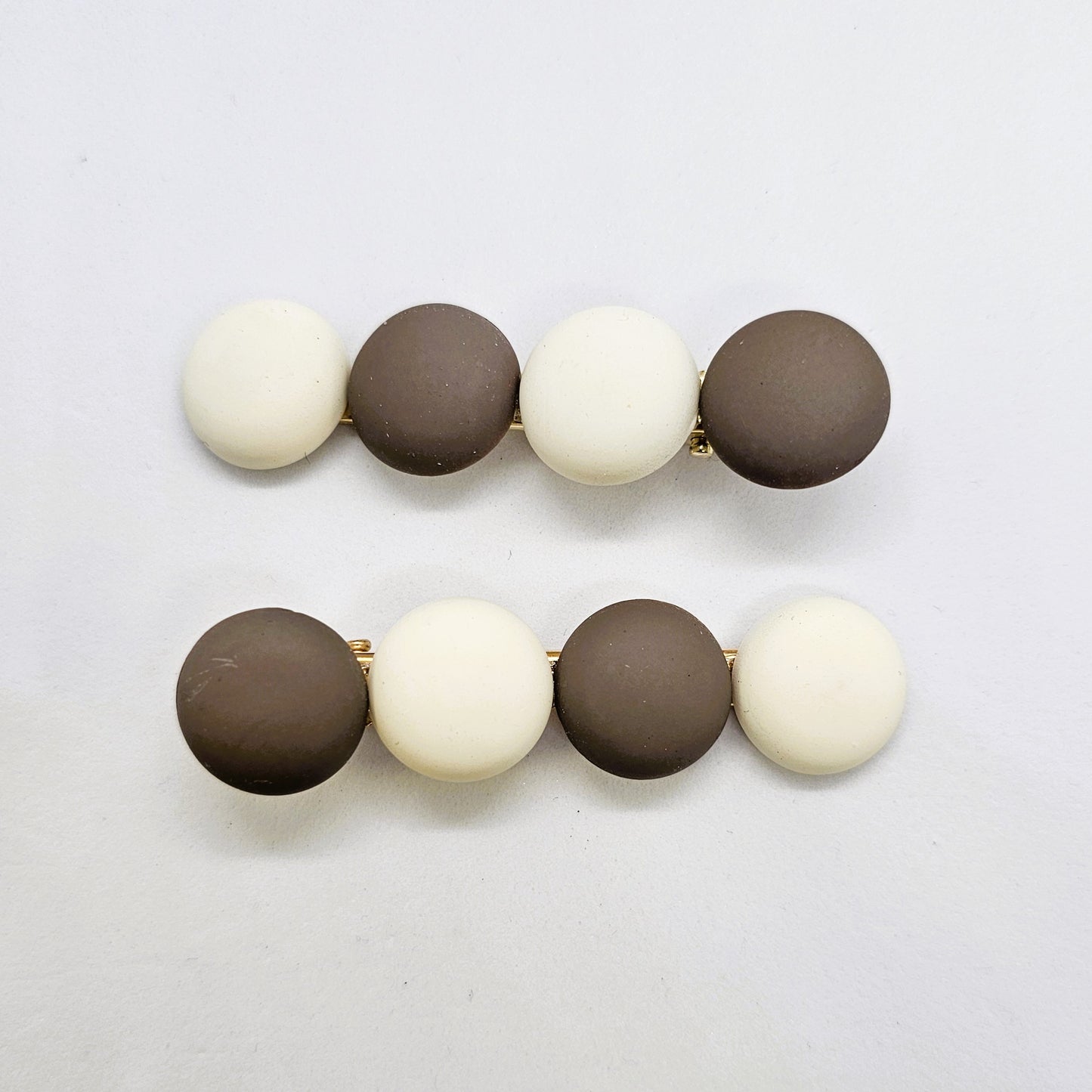 Clara Matte Alligator Clip - Pair