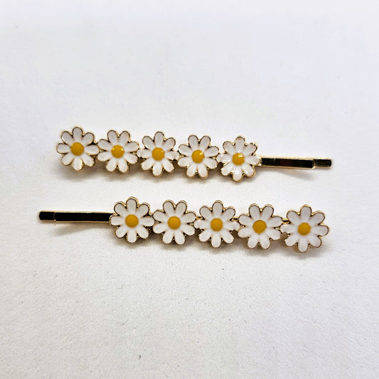 Poppy Junior Metal Hair Slide - Pair