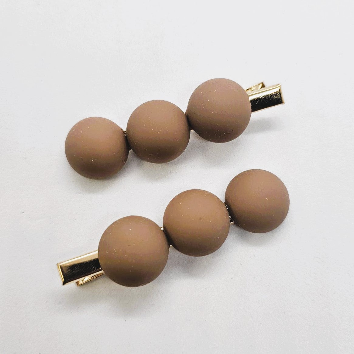 Clara Matte Alligator Clip - Pair