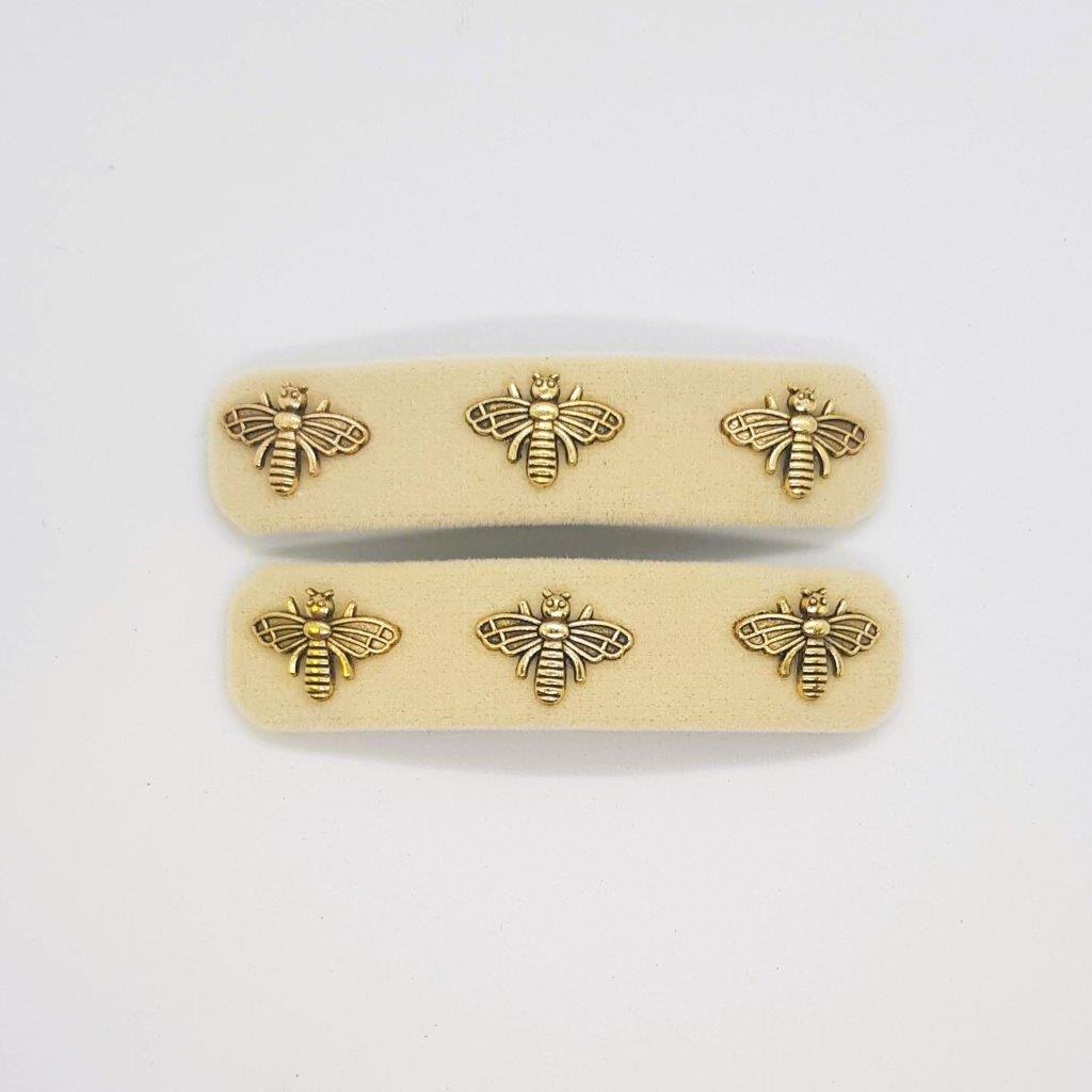 Scarab Velvet Snap Clip - Pair