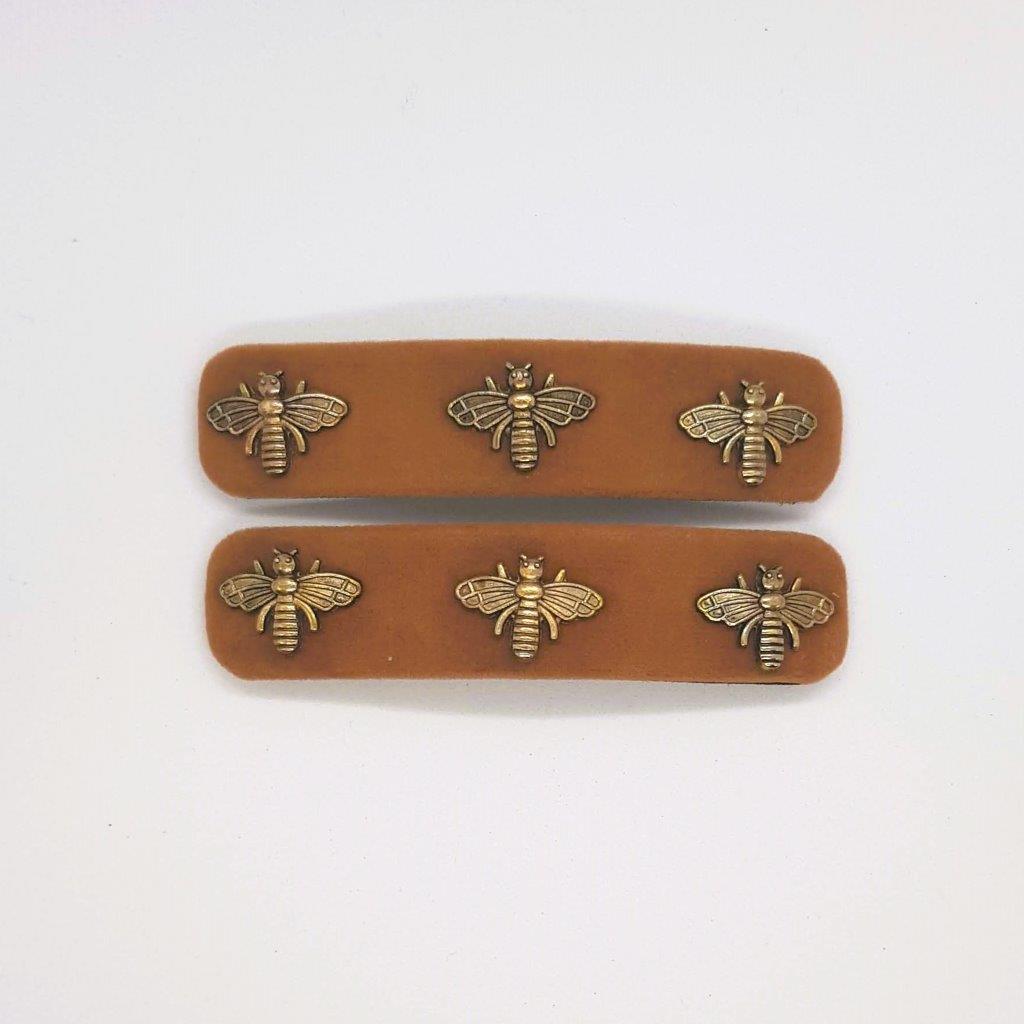 Scarab Velvet Snap Clip - Pair