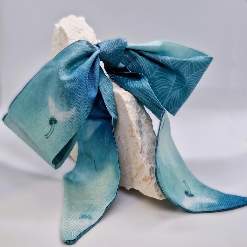 Japanese Watercolour Double-Sided Hair Tie