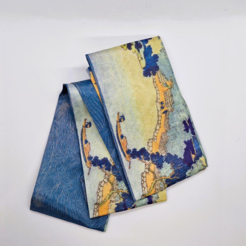 Japanese Watercolour Double-Sided Hair Tie