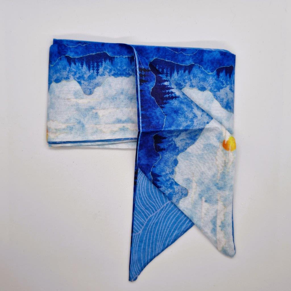 Japanese Watercolour Double-Sided Hair Tie