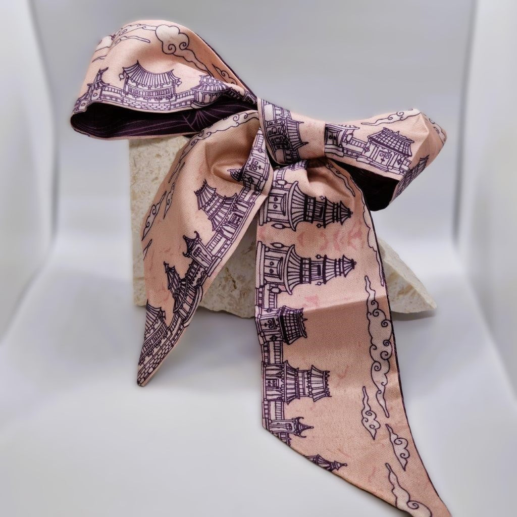 Japanese Watercolour Double-Sided Hair Tie