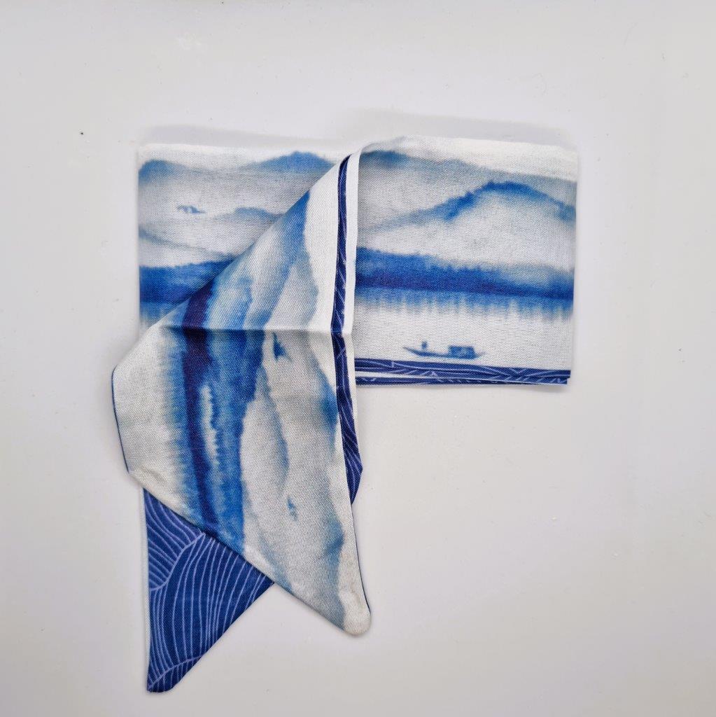 Japanese Watercolour Double-Sided Hair Tie