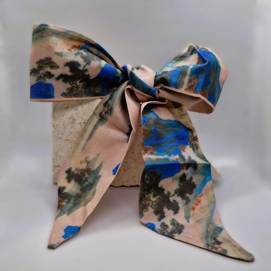 Japanese Watercolour Double-Sided Hair Tie