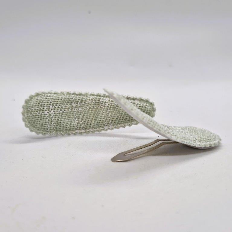 Maisie Junior Snap Clip Checks - Pair