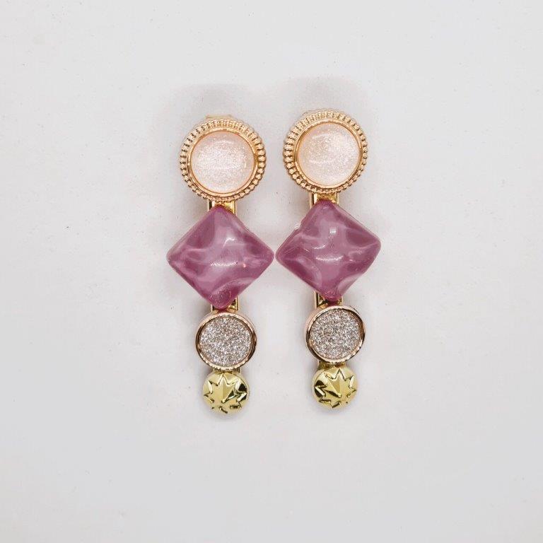 Falling Cherry Alligator Clip - Pair