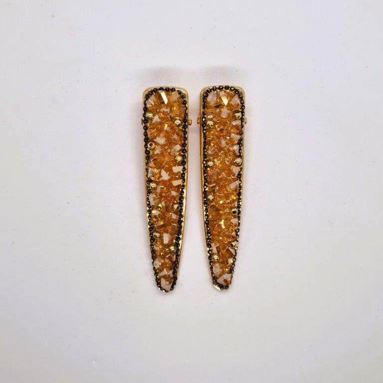 Falling Cherry Alligator Clip - Pair