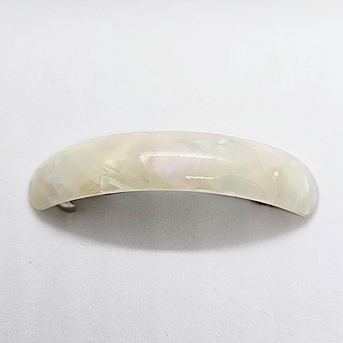 Onyx Premium Resin Large Curved Barrette
