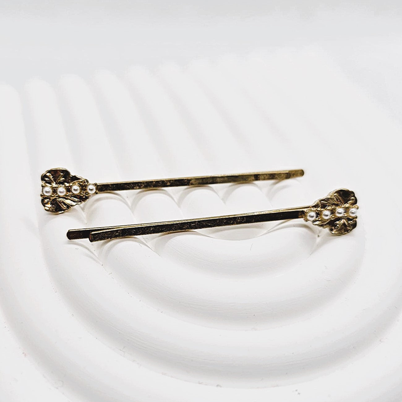 Tropic Golden Hair Slide - Pair