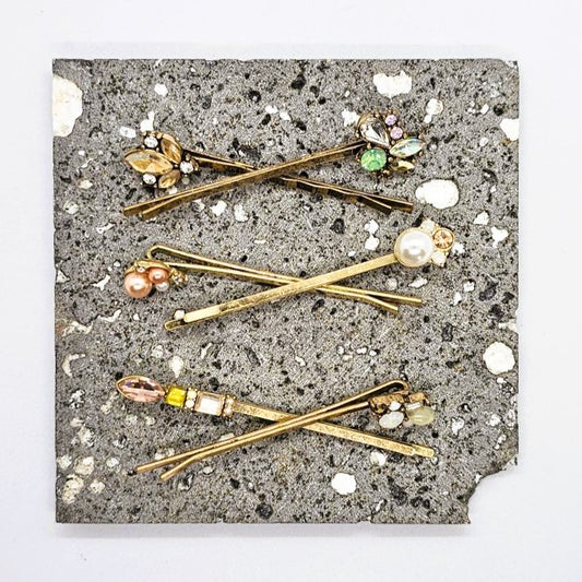 Venus Diamante & Pearl Hair Slide - Pair