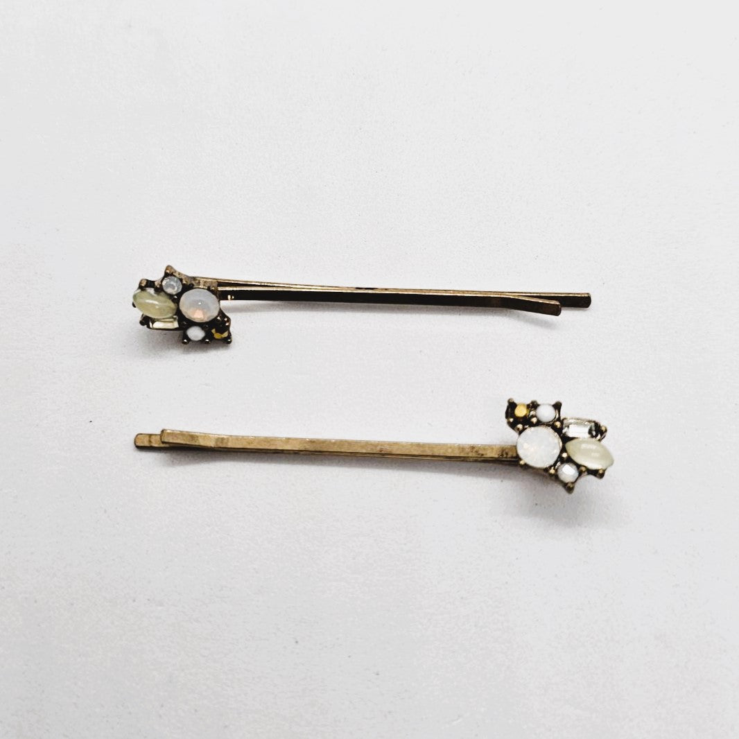 Venus Diamante & Pearl Hair Slide - Pair