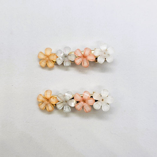 Denise Junior Translucent Alligator Clip - Pair