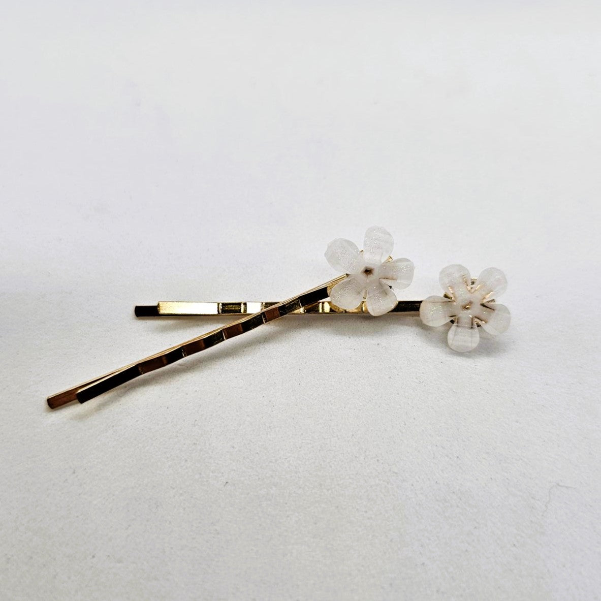 Denise Junior Translucent Hair Slide - Pair