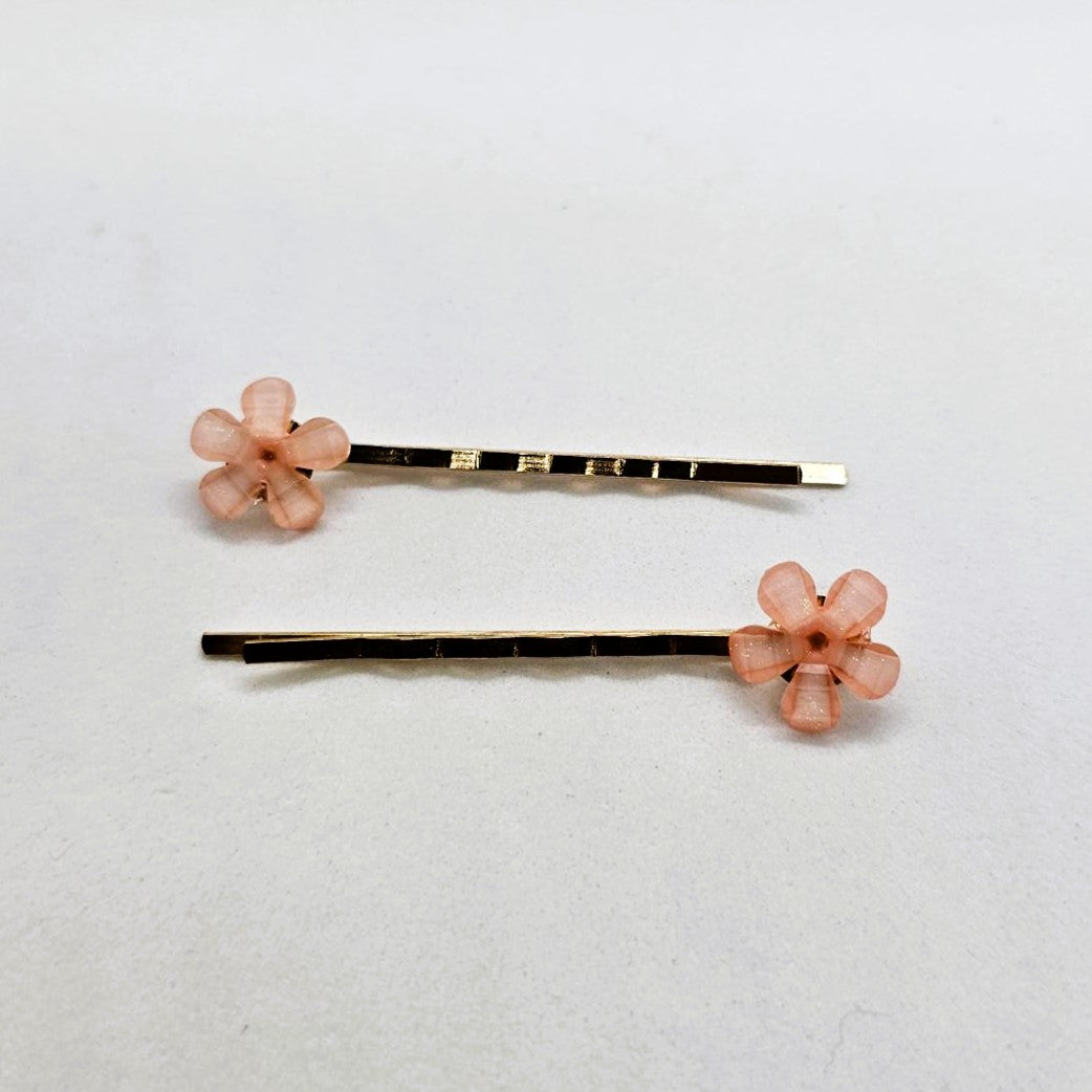 Denise Junior Translucent Hair Slide - Pair
