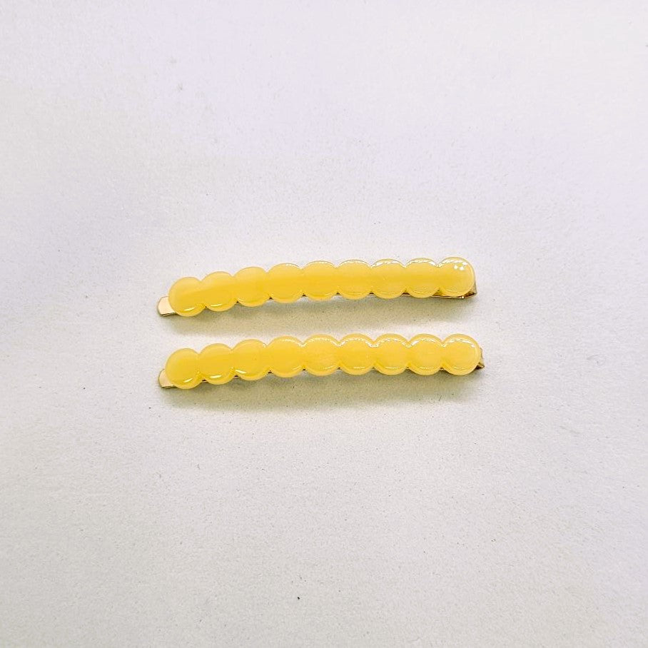 Juliette Coloured Resin Hair Slide - Pair