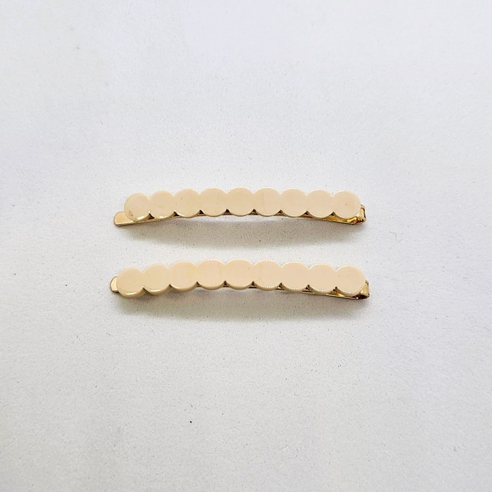 Juliette Coloured Resin Hair Slide - Pair